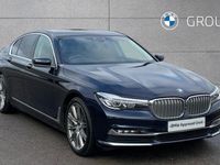 Used BMW 740 Exclusive 320 HP (235 kW) 2018 Blue Sedan