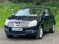 Used Nissan Qashqai Acenta 113 HP (83 kW) 2009 Black SUV