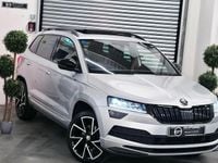 Used Skoda Karoq SportLine 150 HP (110 kW) 2021 Silver SUV