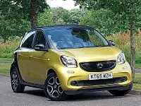 Used Smart ForFour Premium 90 HP (66 kW) 2016 Yellow Hatchback