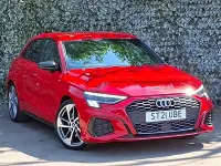 Used Audi A3 Comfort 150 HP (110 kW) 2021 Red Sedan