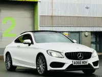 Used Mercedes C250 AMG Line Premium Plus 2016 White Coupe