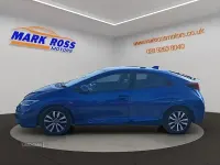 Used Honda Civic S 100 HP (73 kW) 2016 Blue Hatchback