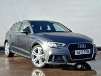 Used Audi A3 S-Line 116 HP (85 kW) 2019 Grey Sedan
