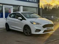 Used Ford Fiesta ST-Line 124 HP (91 kW) 2019 White Hatchback