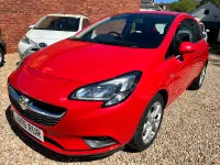 Used Vauxhall Corsa Excite 70 HP (51 kW) 2015 Red Hatchback