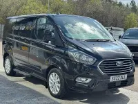 Used Ford Tourneo Custom Titanium 130 HP (95 kW) 2022 Shadow black (metallic paint) Van
