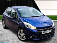 Used Peugeot 208 GT-line 100 HP (73 kW) 2017 Blue Hatchback