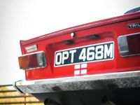 Used Triumph TR6 150 HP (110 kW) 1973 Red Cabriolet