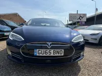 Used Tesla Model S 235 kW (320 HP) 2015 Blue Hatchback