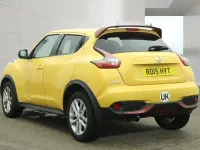 Used Nissan Juke Acenta Premium 115 HP (84 kW) 2015 Yellow SUV
