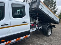 used Ford Transit 2.0 EcoBlue 130ps Double Crew cab Dropside tipper 32k miles