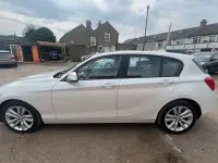 Used BMW 118 Sport Line 136 HP (100 kW) 2015 White Hatchback