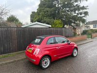 Used Fiat 500 Lounge 2010 Red Cabriolet