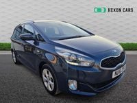 Used Kia Carens 114 HP (83 kW) 2016 Blue MPV