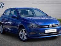 Used VW Polo SE 95 HP (69 kW) 2019 Blue Hatchback