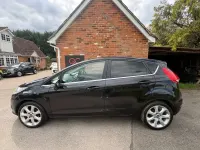 Usado Ford Fiesta Titanium 2008 Negro Utilitario