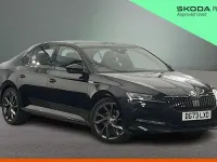 Used Skoda Superb SportlinePlus 160 HP (117 kW) 2023 Black magic pearl effect Hatchback