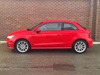 Begagnad Audi A1 S-Line 2017 Röd Halvkombi