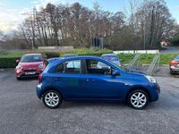 Usado Nissan Micra Acenta 2015 Azul Citadino