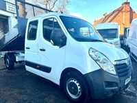 used Vauxhall Movano 2.3 CDTI H1 Crew Cab Tipper 130ps