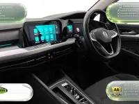 Used VW Golf VII Life 150 HP (110 kW) 2021 Black Hatchback