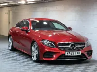 Used Mercedes E220 AMG line 2019 Red Coupe