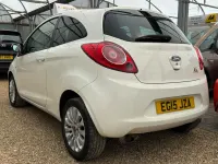 Used Ford Ka Zetec 69 HP (50 kW) 2015 White Hatchback