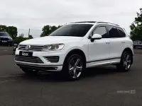 Used VW Touareg R-line Plus 262 HP (192 kW) 2017 White SUV
