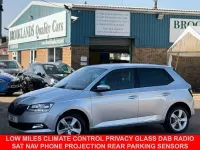 Begagnad Skoda Fabia SE L 95 HK (69 kW) 2019 Silver Halvkombi