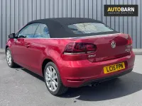 Used VW Golf Cabriolet SE 140 HP (102 kW) 2015 Red Cabriolet