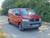 Used VW T5 129 HP (94 kW) 2007 Red Van