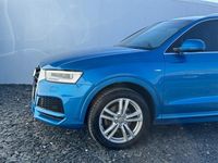 Used Audi Q3 S-Line 150 HP (110 kW) 2018 Blue SUV