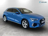 Used Audi A3 Sportback S-Line 2021 Blue Hatchback