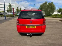 Used Vauxhall Zafira Elite 110 HP (80 kW) 2011 Red MPV