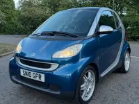 Used Smart ForTwo Coupé Passion 84 HP (61 kW) 2010 Blue Coupe