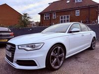 Used Audi A6 Black Edition 190 HP (139 kW) 2014 White Sedan