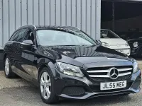 Used Mercedes C220 Executive 170 HP (125 kW) 2015 Black Estate