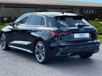 New Audi A3 Sportback S-Line 2026 Black Hatchback