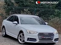 Used Audi A4 S-Line 150 HP (110 kW) 2018 White Sedan