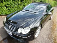 Used Mercedes CLK55 AMG 362 HP (266 kW) 2005 Black Cabriolet