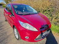 Used Ford Fiesta Zetec 2009 Red Hatchback