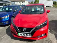 Used Nissan Leaf Acenta 110 kW (150 HP) 2020 Red Hatchback