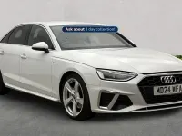 Used Audi A4 S-Line 2024 White Sedan