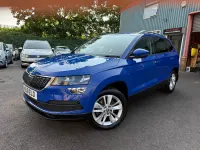 Used Skoda Karoq SE Technology 116 HP (85 kW) 2018 Blue SUV