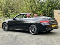 Used Mercedes C220 AMG line 2017 Black Cabriolet