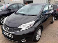 Used Nissan Note S 98 HP (72 kW) 2014 Black Hatchback