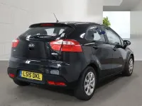 Used Kia Rio Air 75 HP (55 kW) 2015 Black Hatchback