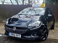 Used Vauxhall Corsa Edition 70 HP (51 kW) 2015 Black Hatchback