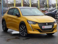 Used Peugeot 208 GT-line 128 HP (94 kW) 2020 Yellow Hatchback